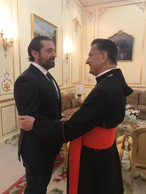 انتهاء اللقاء بين الرئيس الحريري والبطريرك الراعي في الرياض