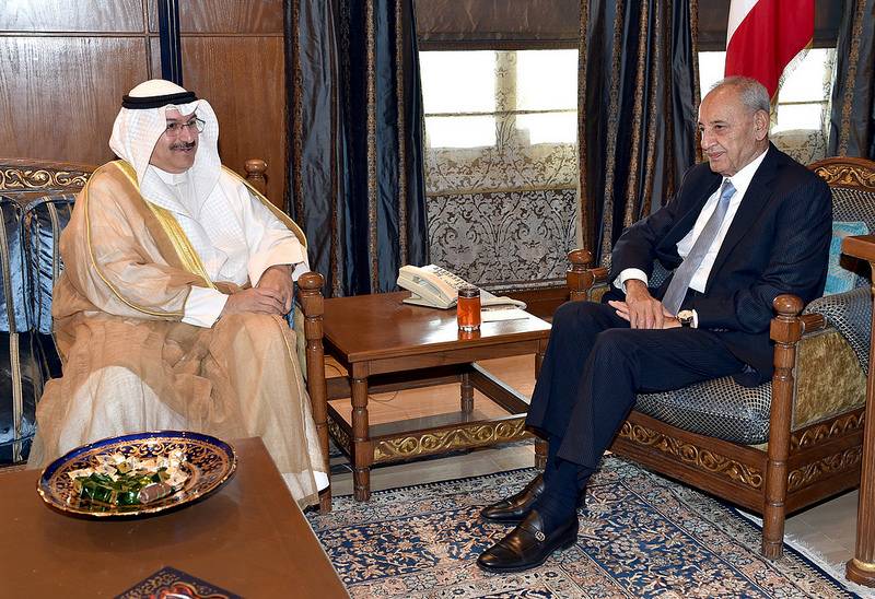 بري إستقبل سفراء الكويت والسويد وبولندا