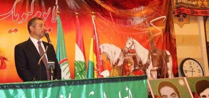 قبيسي: هناك من يسعى لضرب الوحدة الداخلية