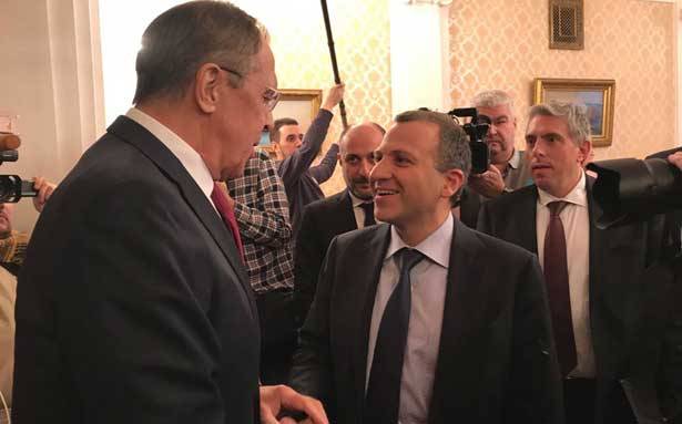 إجتمع مع نظيره الروسي شاكراً موقف روسيا الداعم
باسيل : حزب الله مقبول من الحكومة للدفاع عن لبنان
لافروف : معنيّون بالأمن في لبنان