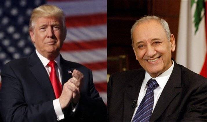 برقية من دونالد ترامب إلى الرئيس بري.. ماذا جاء فيها؟!