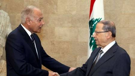 شاهد ماذا قال عون لابو الغيط ؟