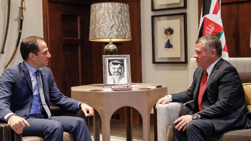 ملك الاردن التقى الجميل: نقف إلى جانب لبنان لتجاوز التحديات