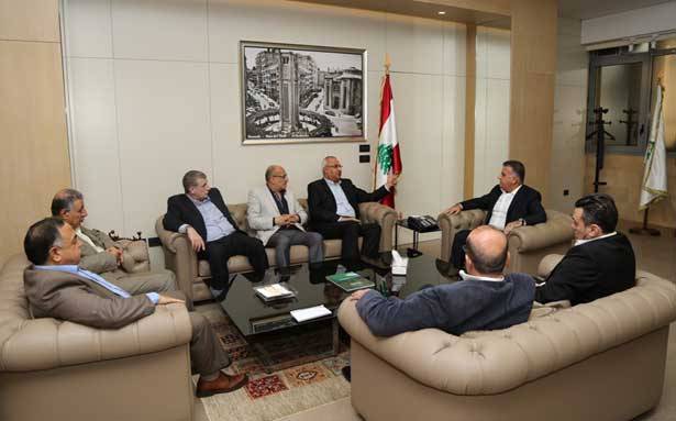 إبراهيم عرض ولازاريني التنسيق
بين الأمن العام والأمم المتّحدة
