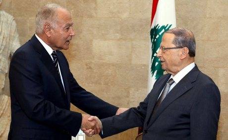 زيارة أبو الغيط لبيروت