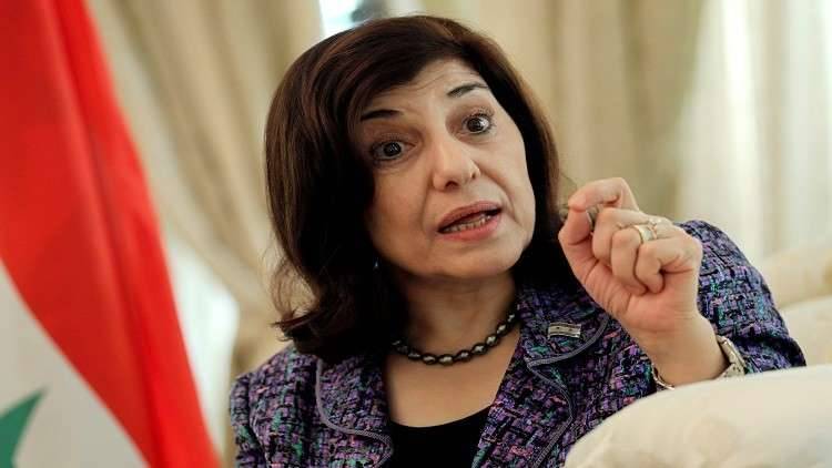 مستشارة الأسد: دمشق مستعدة للحوار مع كل من يؤمن بالحل السياسي