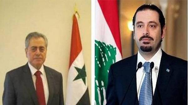 هذا ما فعله الحريري خلال تقديم التهاني عندما رأى السفير السوري