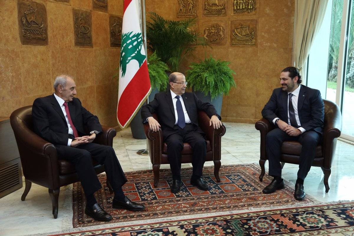 بدء لقاء الرئيس عون مع بري والحريري في بعبدا