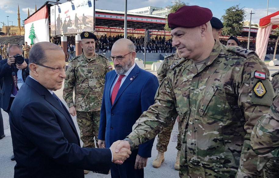 بالفيديو.. لبنان يحيي استقلاله الـ74 بحضور الرؤساء الثلاثة