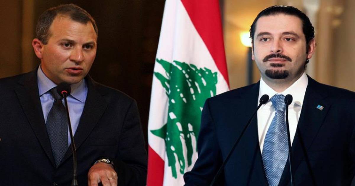 خلوة بين الحريري وباسيل بناء على طلب الاول اثناء التهاني بالاستقلال
