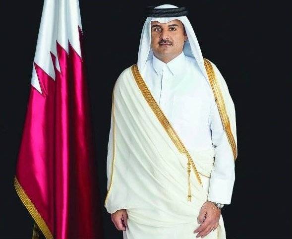 الشيخ تميم يعزي الرئيس المصري في ضحايا تفجير سيناء