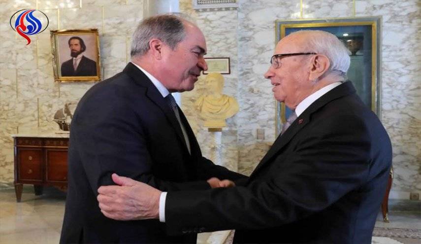 رسالة خطية من الملك الاردني للرئيس التونسي