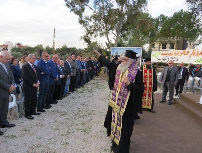 وضع حجر الأساس لكنيسة القديس أنطونيوس الكبير في بطرام