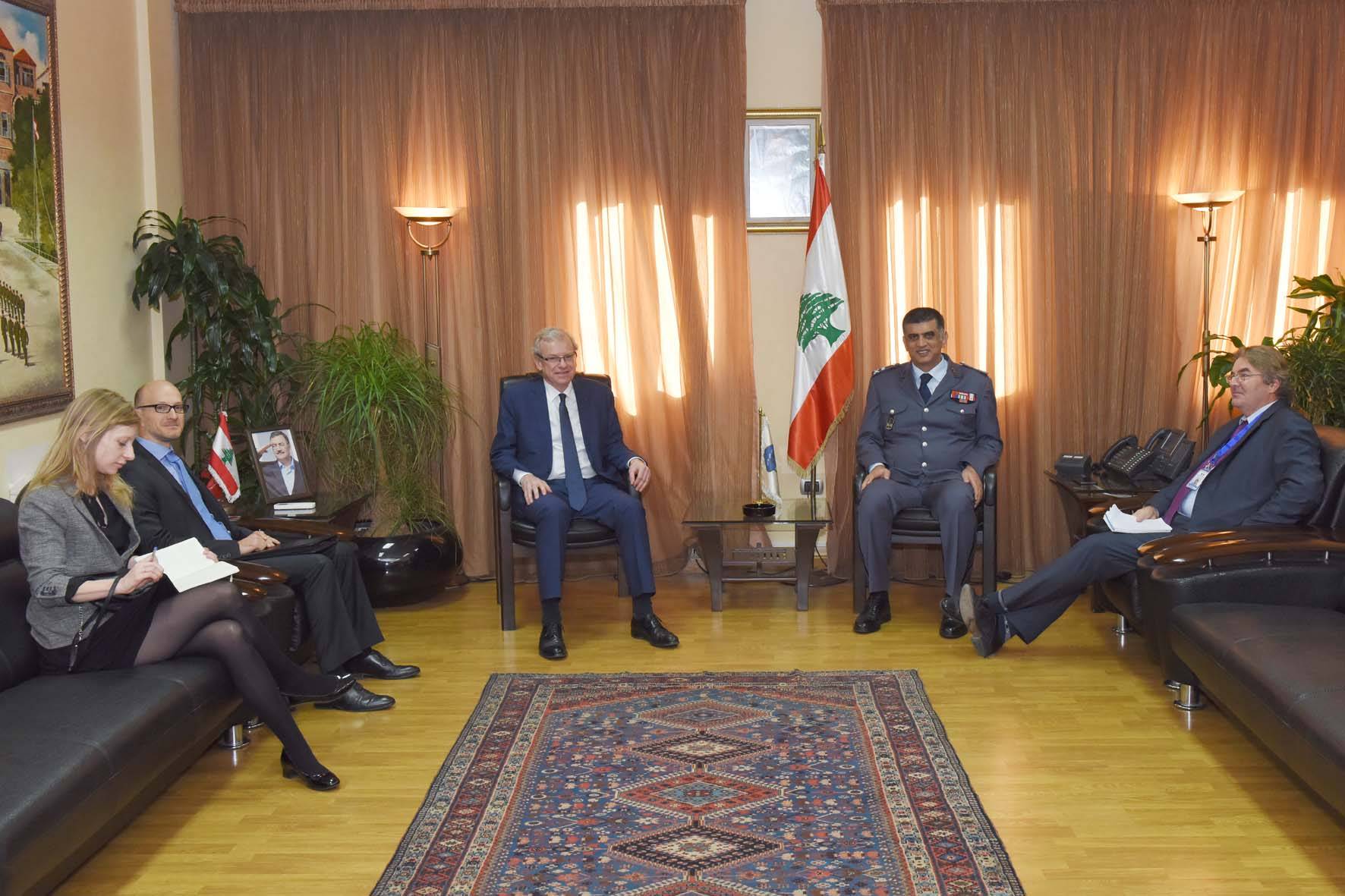 عثمان استقبل مدير مركز الازمات في وزارة الخارجية الفرنسية