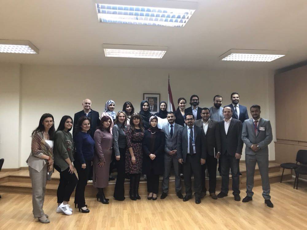 عزالدين استقبلت وفد الشباب الاردني وطلابا جامعيين