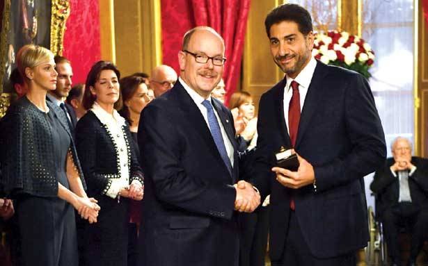 ارفع وسام في موناكو لقنصل لبنان مصطفى سميح الصلح