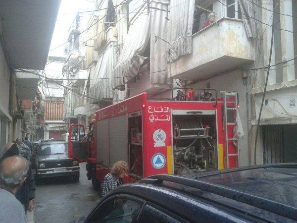 إحتكاك كهربائي يحرق منزلاً في مشحا العكارية