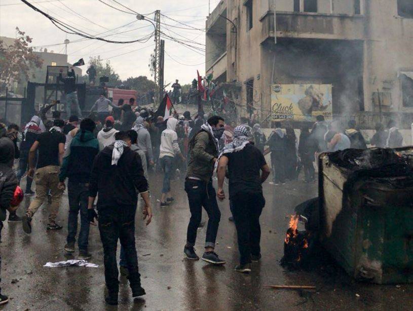 كم بلغ عدد الموقوفين في تظاهرة عوكر؟