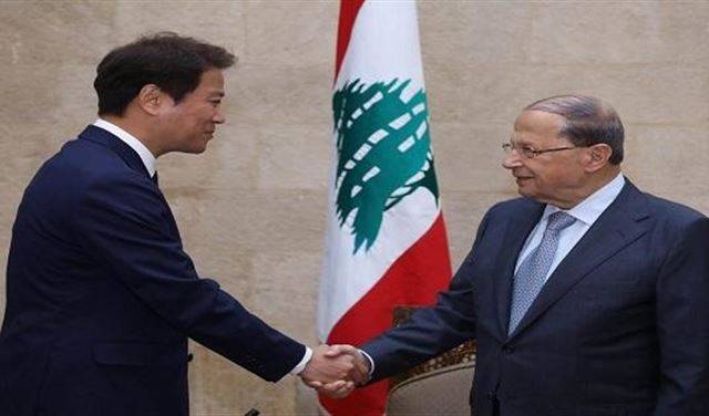 رسالة من رئيس كوريا الجنوبية الى الرئيس عون