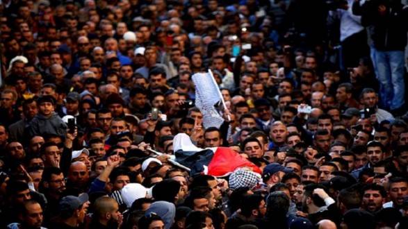 سقوط أول شهيد فلسطيني في غزة اليوم