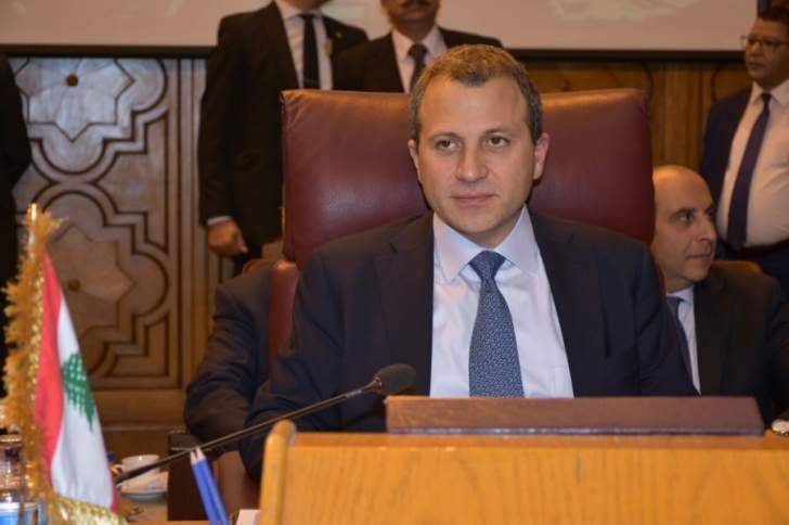 باسيل: سأقترح على مجلس الوزراء إعتراف لبنان بالقدس عاصمة لفلسطين