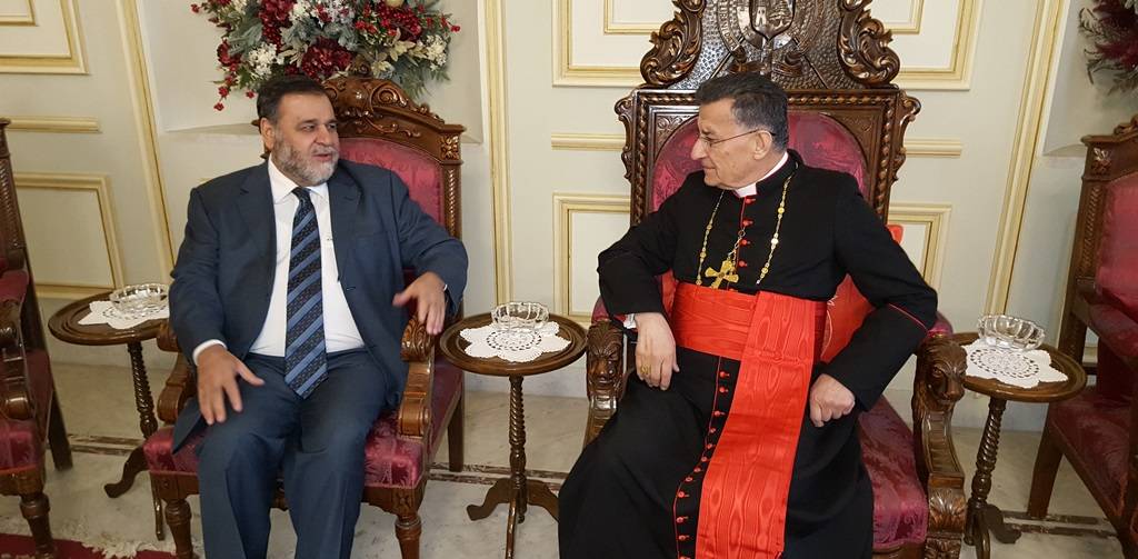 الراعي استقبل الضاهر وسليم الصايغ