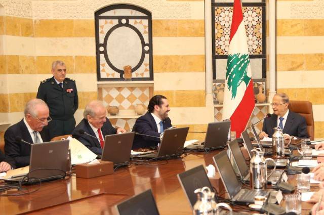 جلسة لمجلس الوزراء الخميس في بعبدا