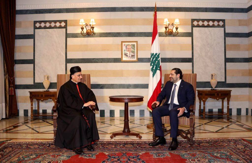بالصور - الراعي بعد لقائه الحريري:على لبنان أن يكون حياديا ليخدم الدول العربية