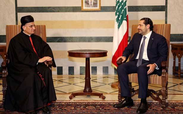التقى فرعون والحوت وأجرى حواراً مع كارينغي
الحريري : موضوع حزب الله إقليمي يُحلّ بالحوار
الراعي : ليُستكمل النأي بالنفس  بالاستراتيجيّة الدفاعيّة