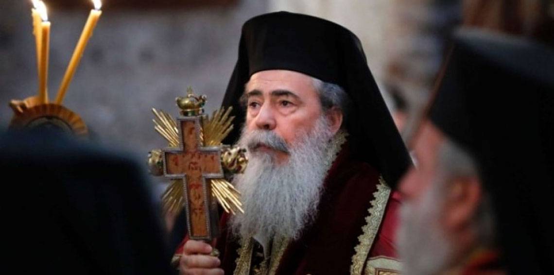 برقية من بطريرك الروم الأرثوذكس في القدس الى البابا فرنسيس.. ما مضمونها؟