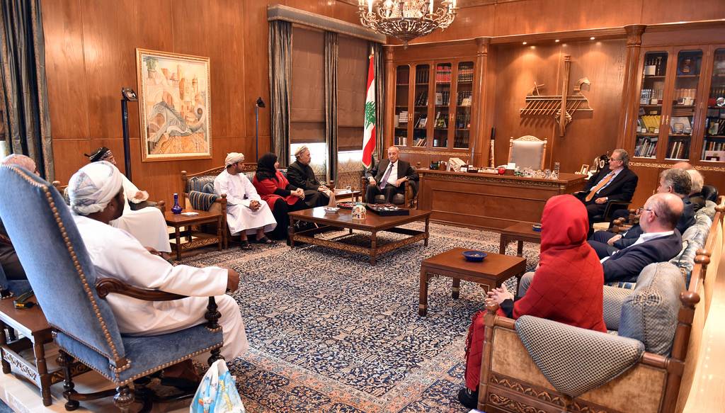 بري استقبل الجمعية العمانية للكتاب والأدباء