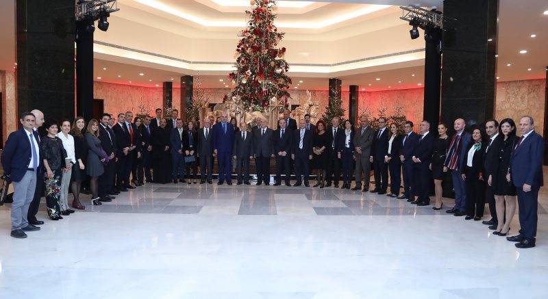 عون امام وفود زارته: رأس لبنان ظل مرفوعا