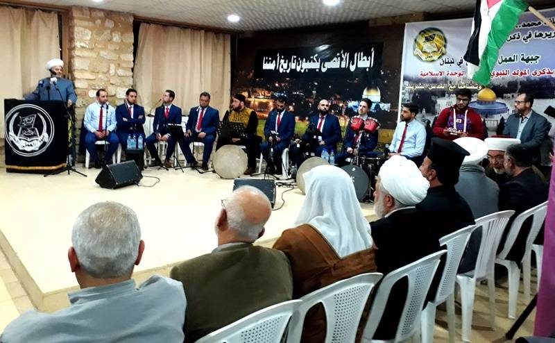 احتفال لجبهة العمل تضامنا مع القدس عاصمة فلسطين