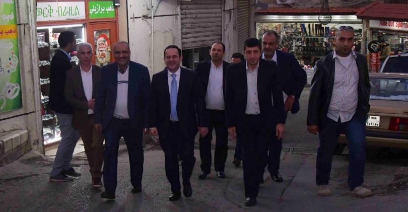 كيدانيان تفقد سوق الارمن في زحلة
