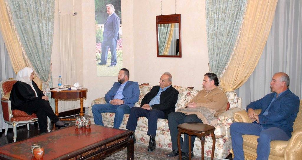الحريري التقت وفدين من الهلال الأحمر الفلسطيني وكفرفالوس والعميد الحسن