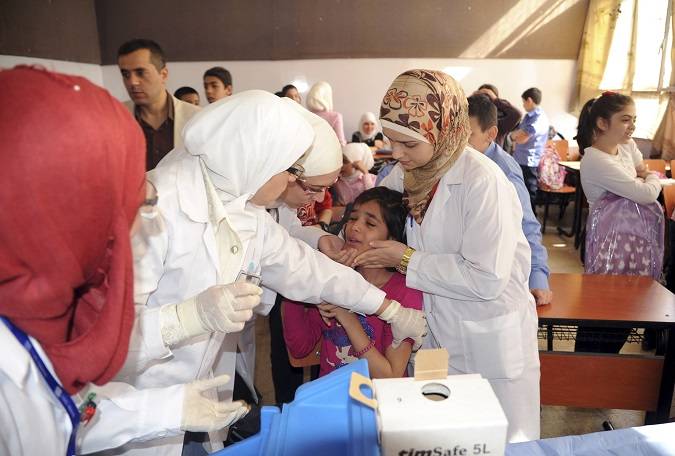 النظام الصحي في سوريا إلى تحسّن