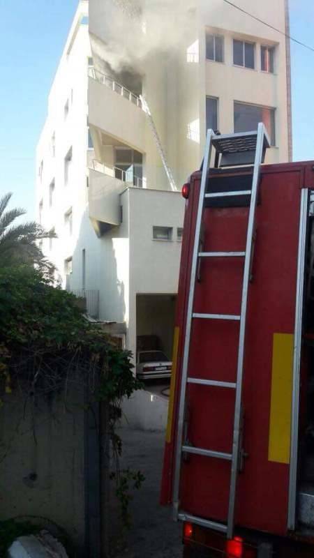 إخماد حريق داخل شقة في صربا