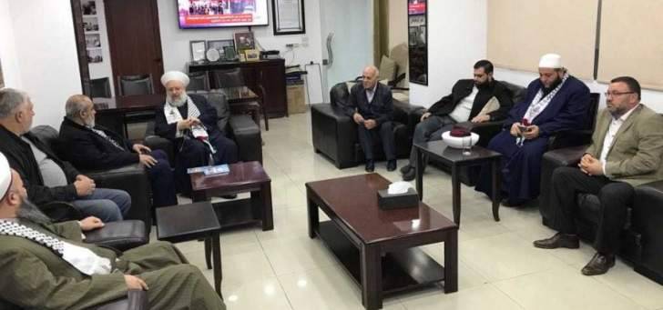 ماهر حمود استقبل وفدا من شورى العلماء في العراق