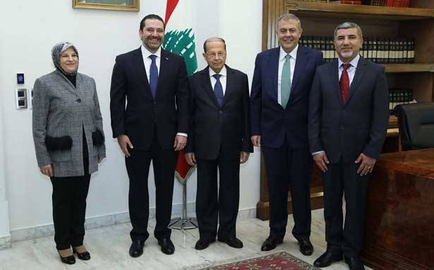 عضوا الهيئة العليا للتأديب أقسما اليمين أمامه والحريري
عون استقبل سفيري لبنان في عمّان والإمارات