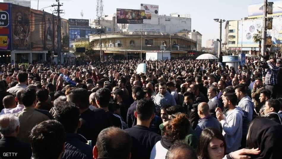 صدامات في السليمانية بين قوات الأمن ومتظاهرين