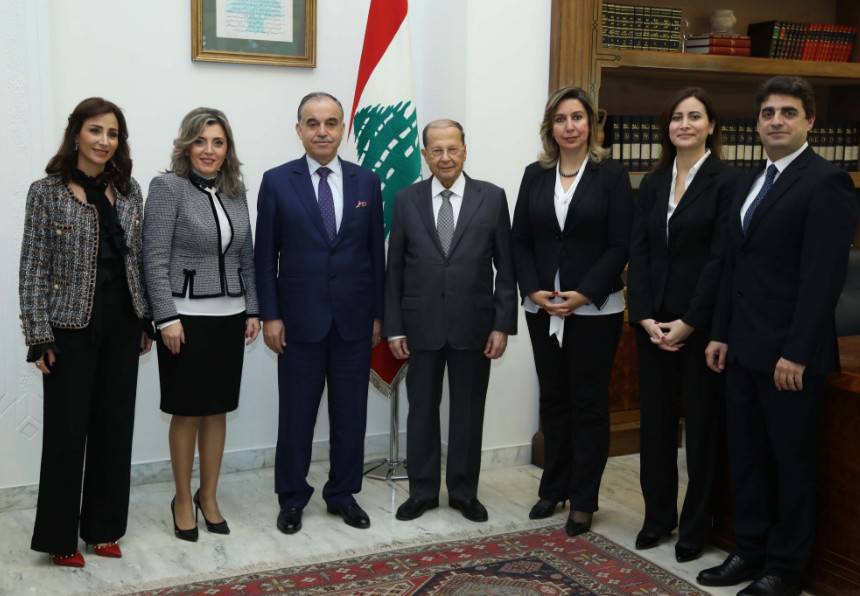 الرئيس عون يستقبل قضاة النيابة العامّة المالية