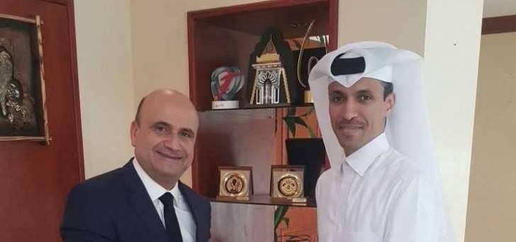 أبي رميا بعد لقاء امين عام اللجنة الاولمبية القطرية: لتعزيز التعاون