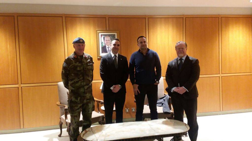 رئيس وزراء ايرلندا وصل الى لبنان لتفقد وحدة بلاده في اليونيفيل