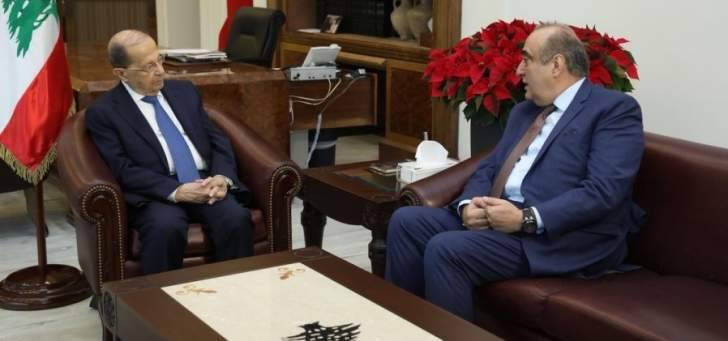 الرئيس عون استقبل عبود وسفير لبنان المعيّن في نيجيريا