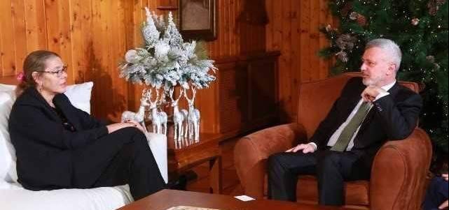 فرنجيه استقبل كاردل وبحث معها آخر المستجدات
