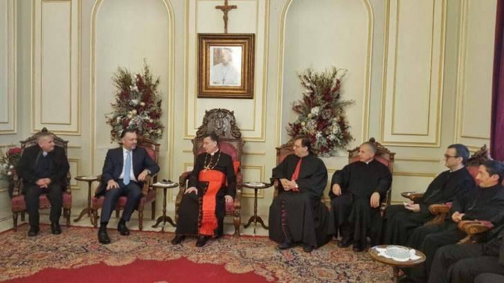 حبيش زار الراعي مهنئا بالاعياد