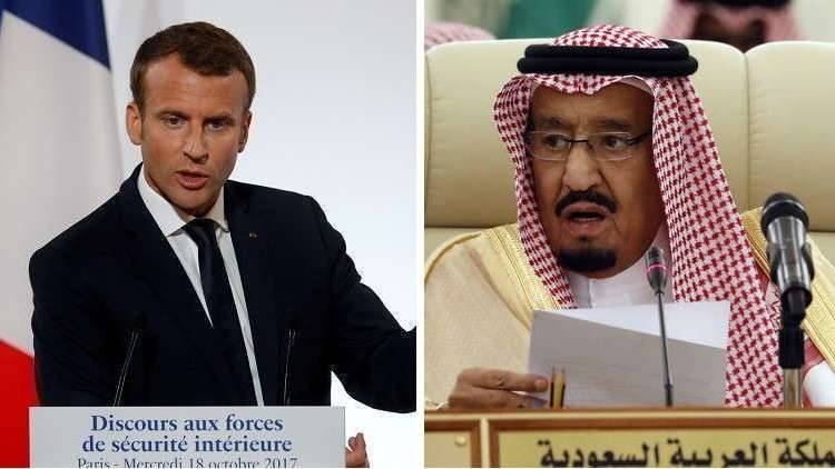 عما يصمت الإعلام السعودي في الاتصال الأخير بين الملك سلمان وماكرون؟