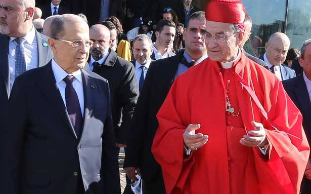 مصادر بكركي: عون ابلغ الراعي ان ملفات فساد احيلت الى القضاء