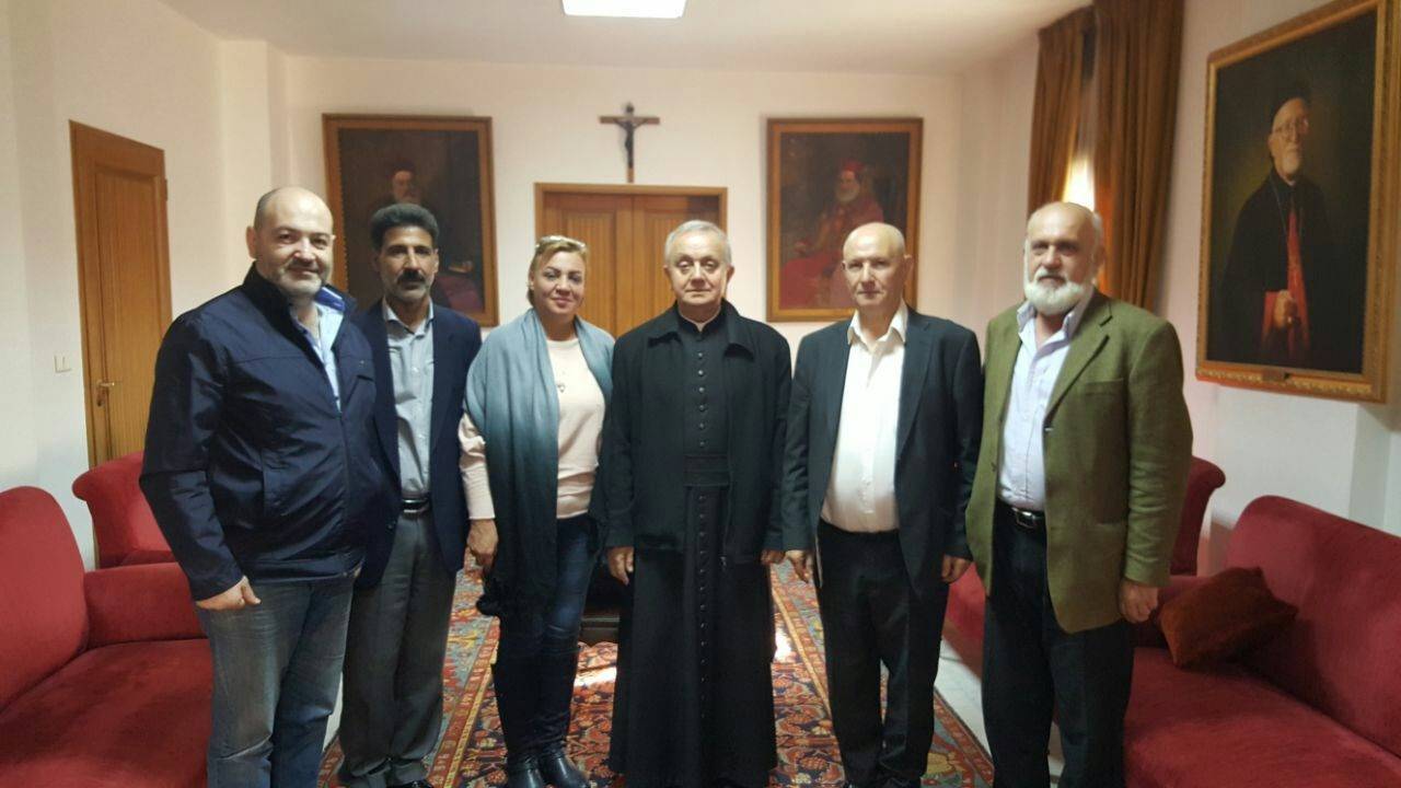 وفد من منفذية المتن الجنوبي في القومي زار مطرانية بيروت للموارنة
