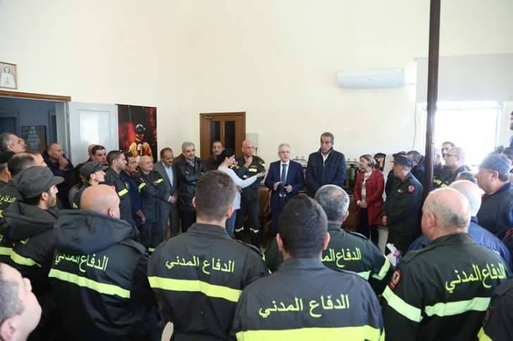 خطار جال على مراكز الدفاع المدني: لرفع الجهوزية خلال الأعياد